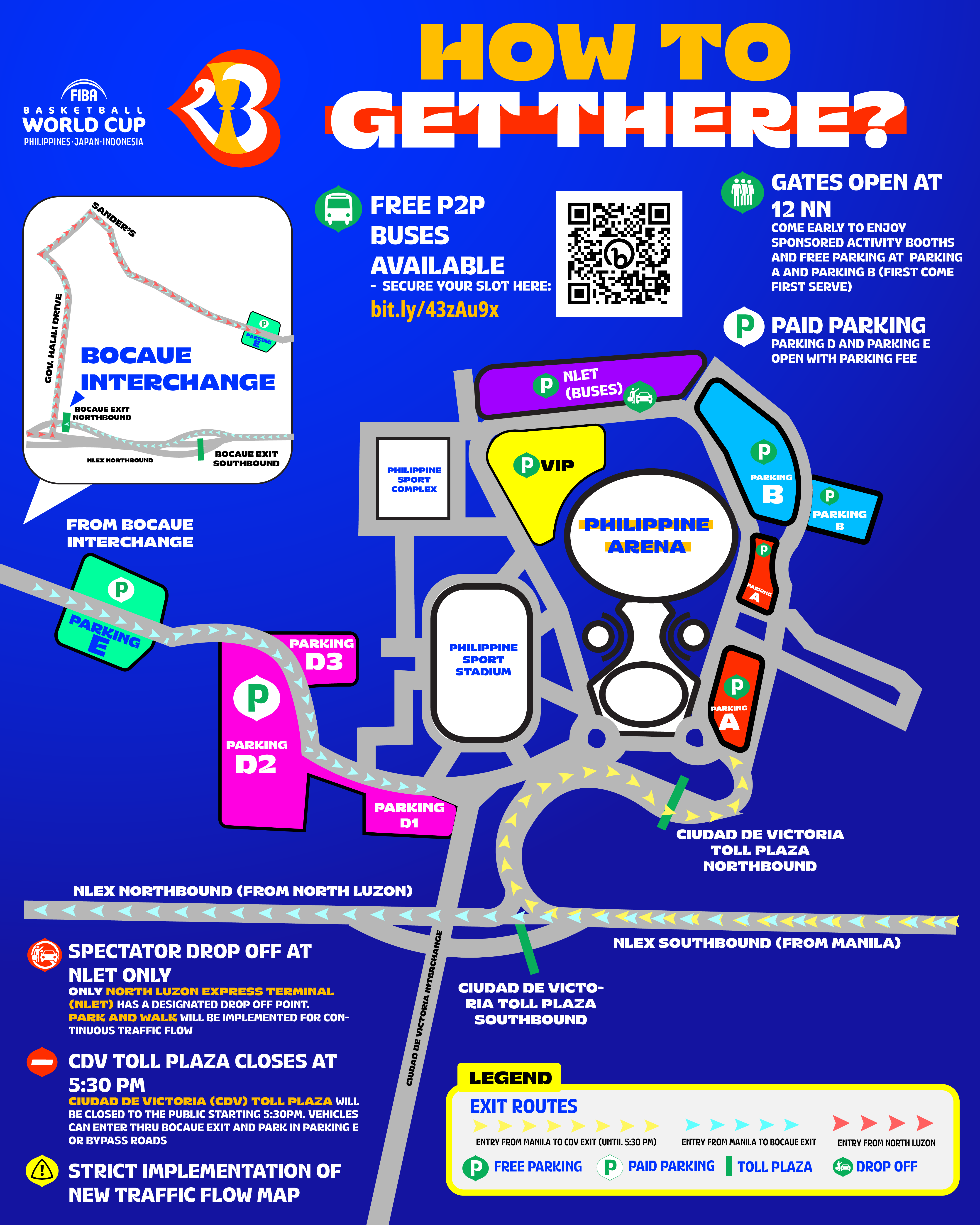 Philippine Stadium Map